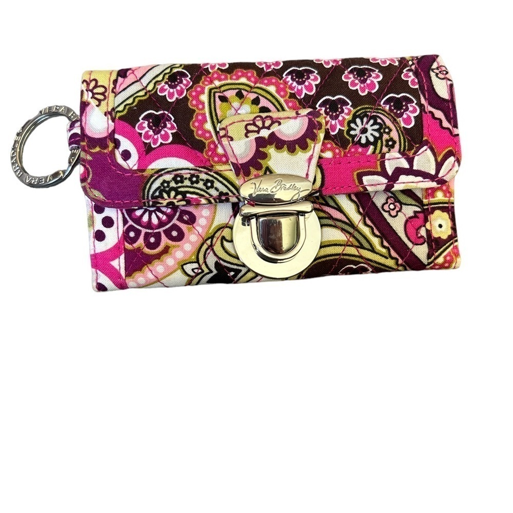 Vera‎ Bradley Keychain Wallet Like New Condition